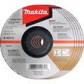 Makita Makita INOX Grinding Wheel, 36 Grit, Type 27, 6in Dia x 1/4inT x 7/8in Cntr Hole Dia, 25/Pk A-95978-25
